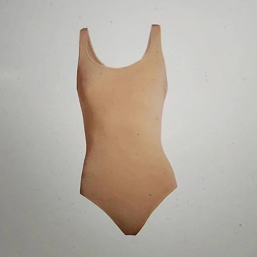 WOLFORD DESERT SHAPING ATHLEISURE BODYSUIT SIZE S